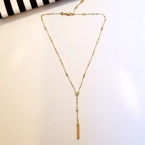 Henri Bendel Luxe - Uptown Y Necklace - Gold 